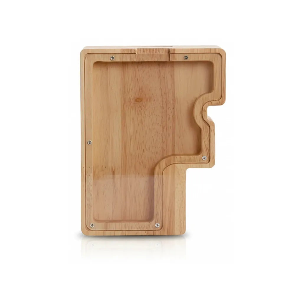 Tirelire Lettre en Bois
