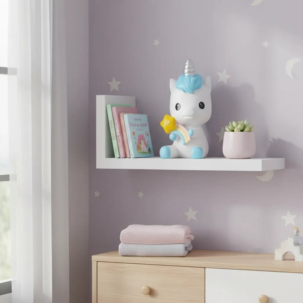 Tirelire Licorne Blanche