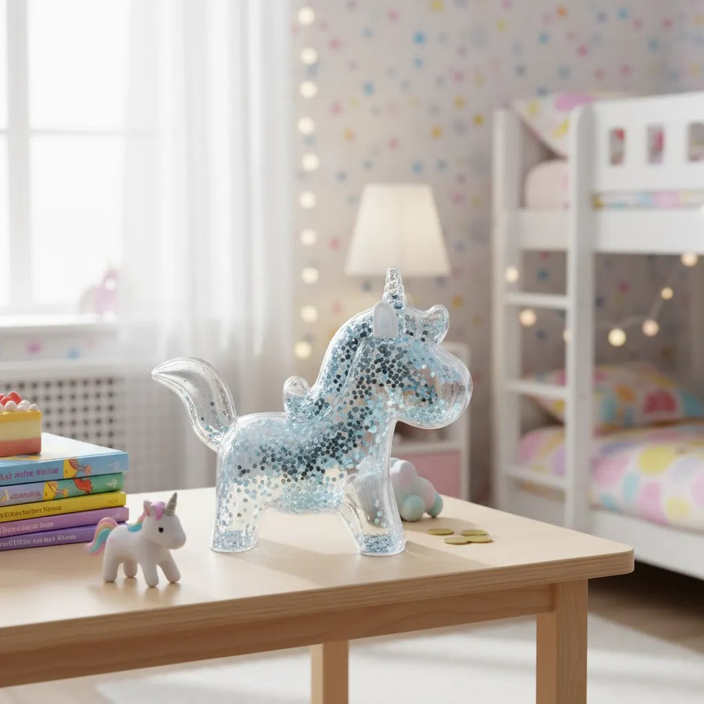 Tirelire Licorne Plastique