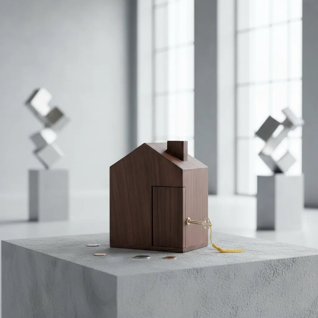 Tirelire Maison en Bois