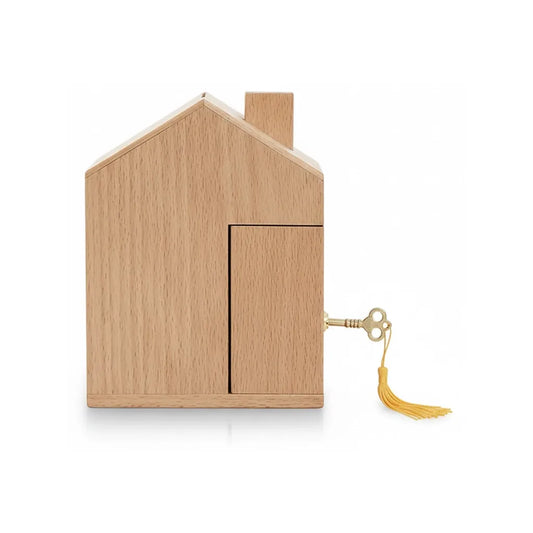 Tirelire Maison en Bois