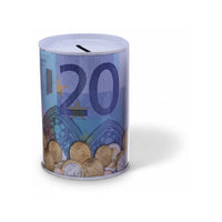 Tirelire Métal Euros