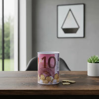 Tirelire Métal Euros