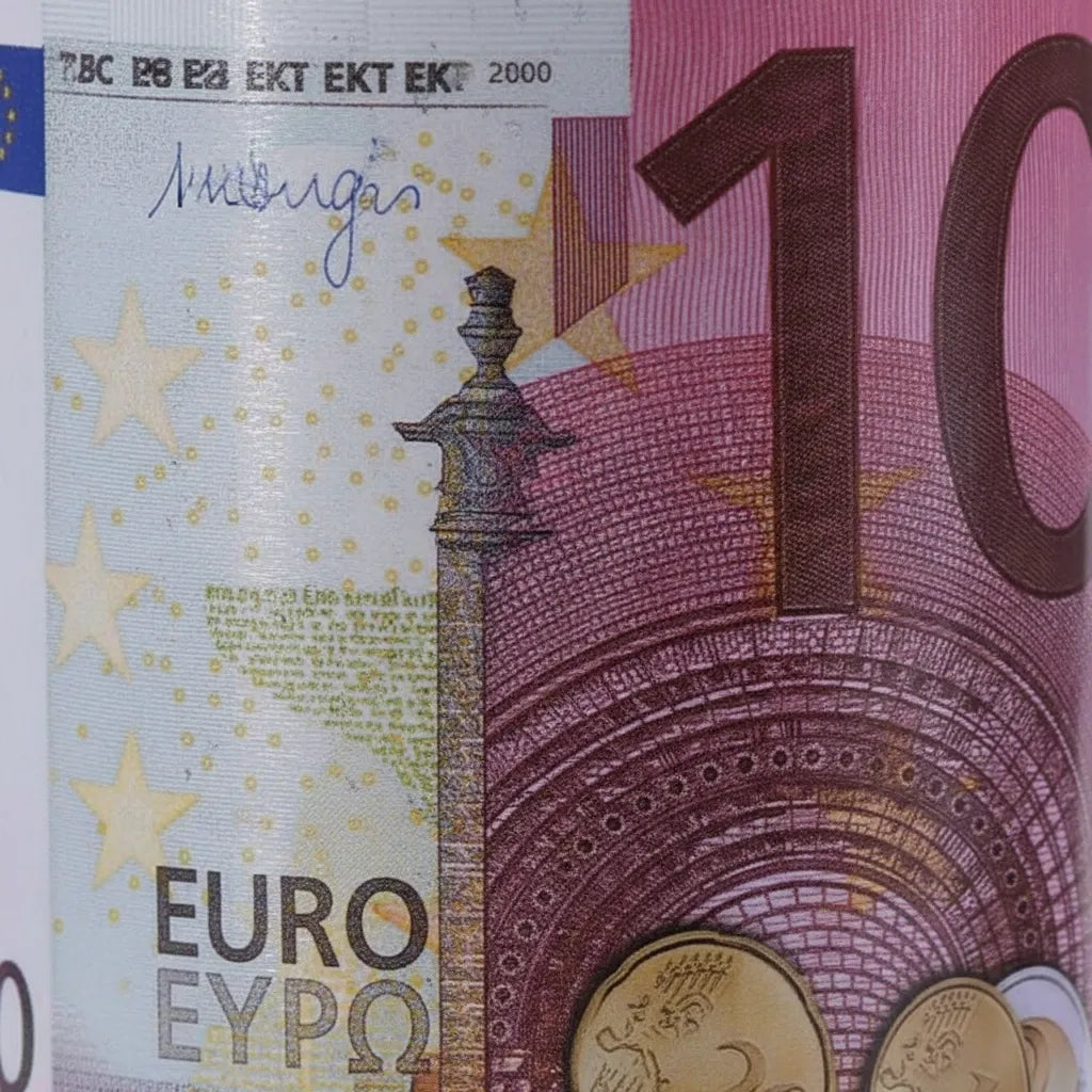 Tirelire Métal Euros