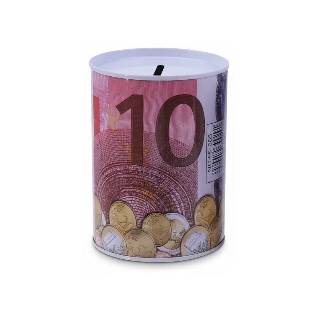 Tirelire Métal Euros