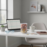 Tirelire Métal Euros