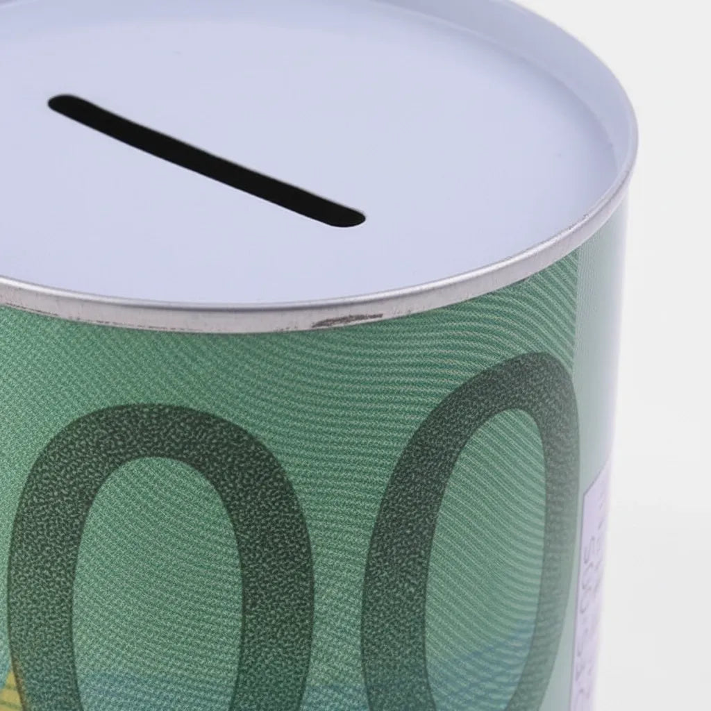Tirelire Métal Euros