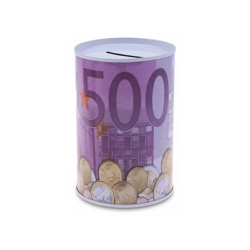 Tirelire Métal Euros