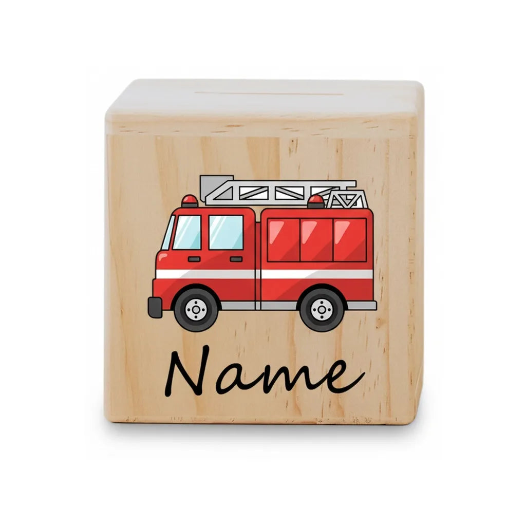 Tirelire Personnalisée Garçon en Bois