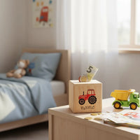 Tirelire Personnalisée Garçon en Bois