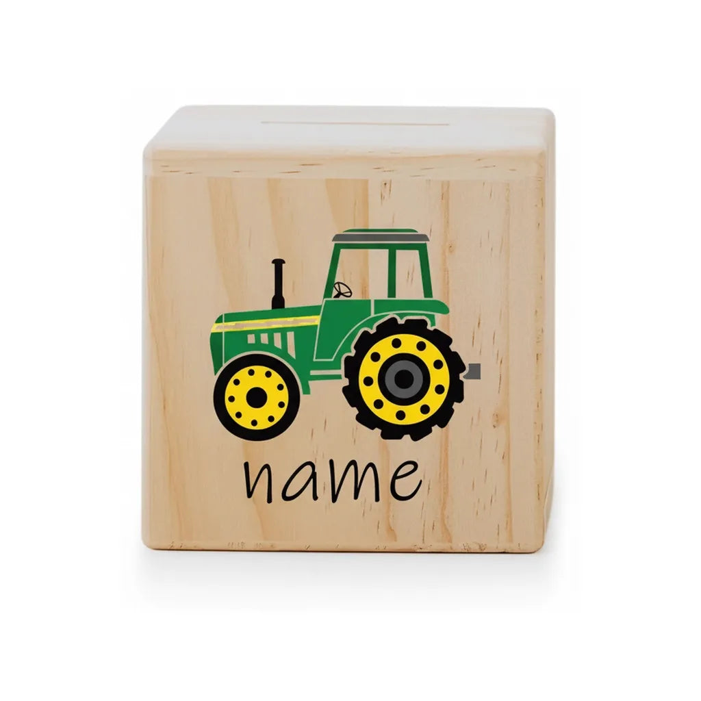 Tirelire Personnalisée Garçon en Bois