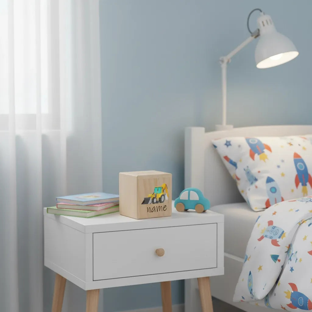 Tirelire Personnalisée Garçon en Bois