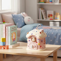 Tirelire Personnalisée Maison Lapin