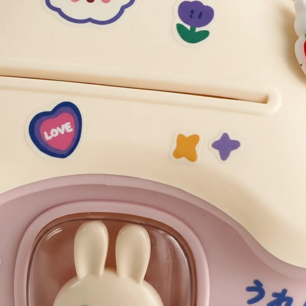 Tirelire Personnalisée Maison Lapin