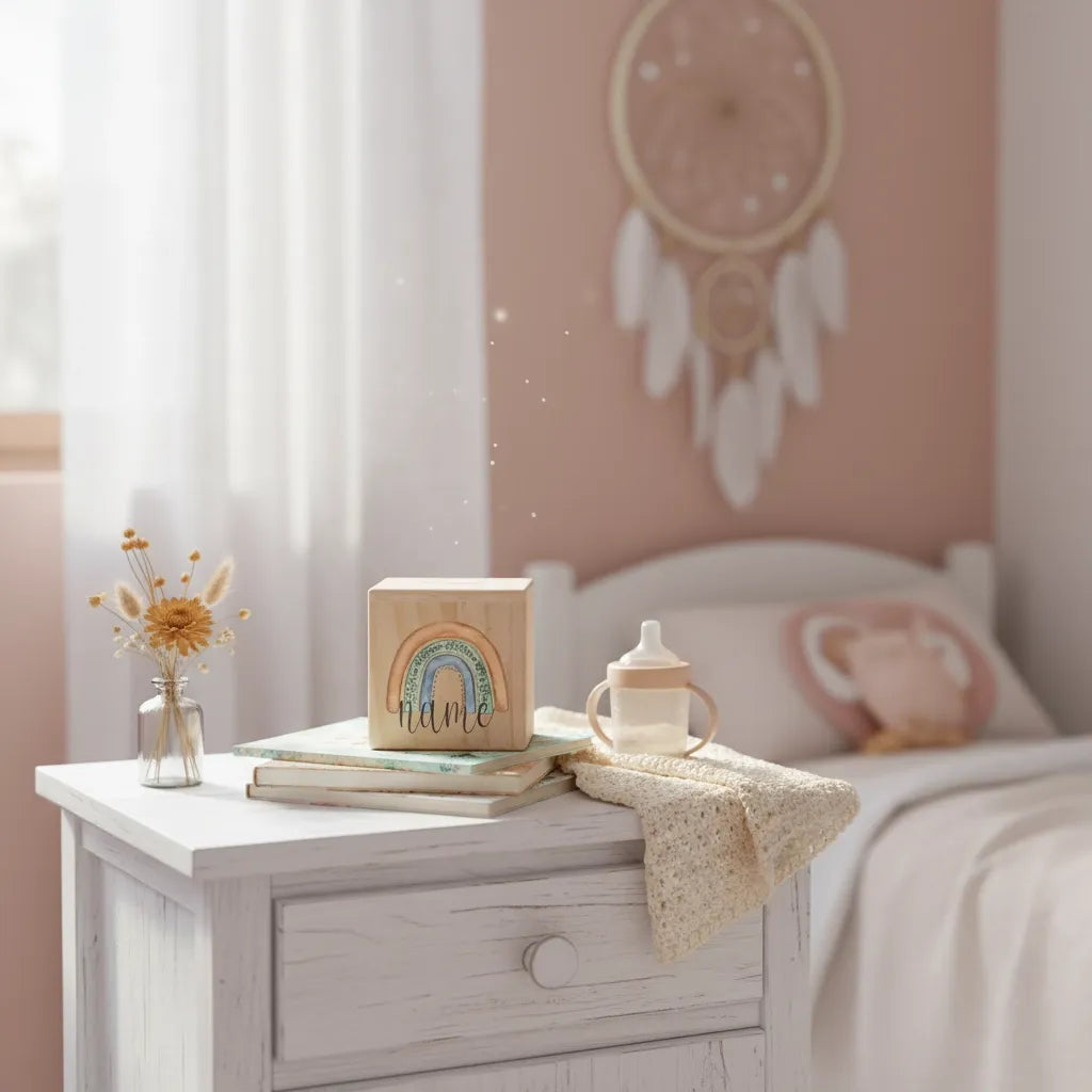 Tirelire Personnalisée pour Fille en Bois