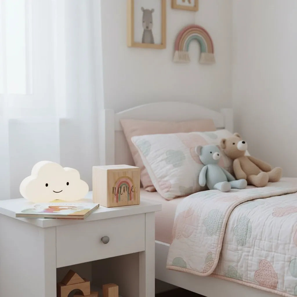 Tirelire Personnalisée pour Fille en Bois