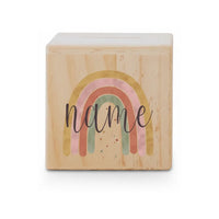 Tirelire Personnalisée pour Fille en Bois