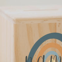 Tirelire Personnalisée pour Fille en Bois