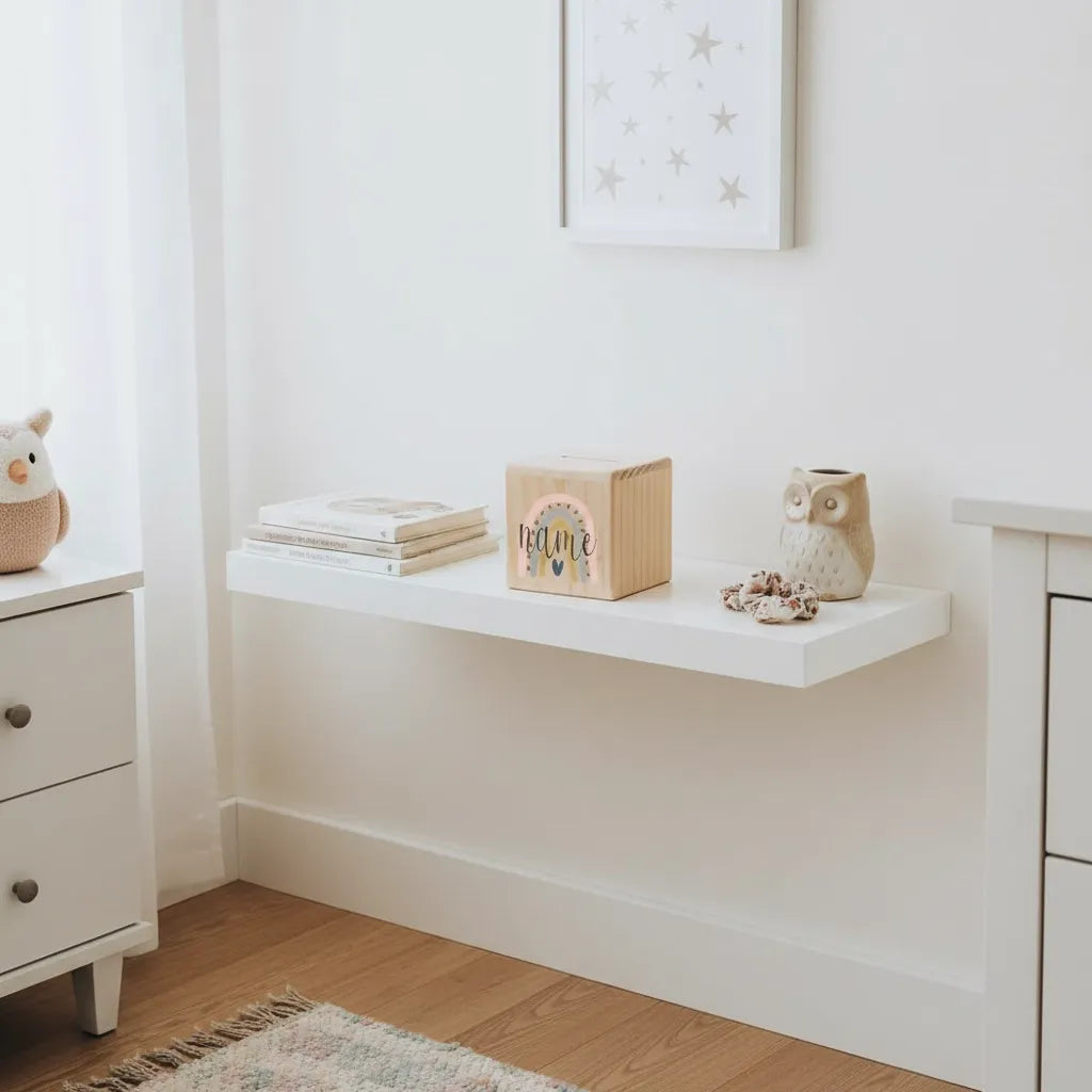 Tirelire Personnalisée pour Fille en Bois