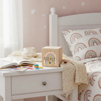 Tirelire Personnalisée pour Fille en Bois