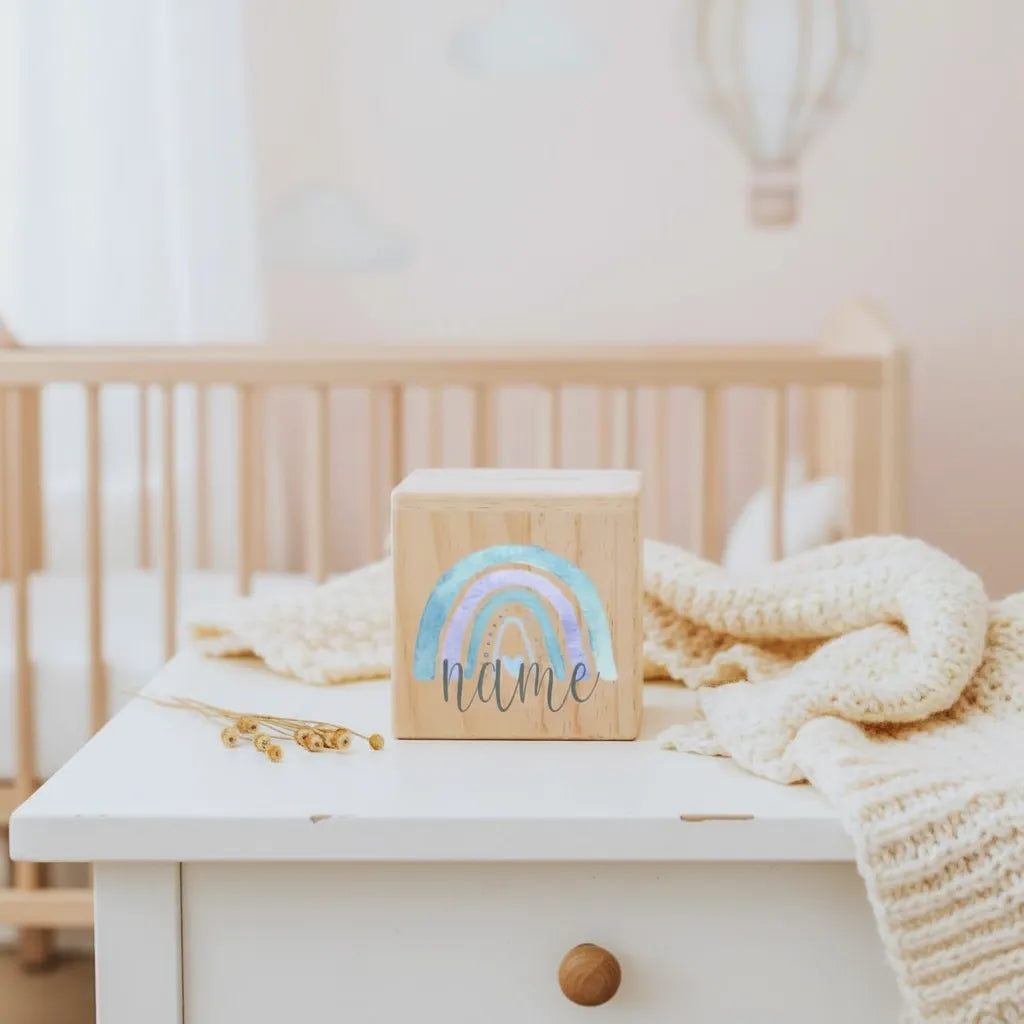 Tirelire Personnalisée pour Fille en Bois