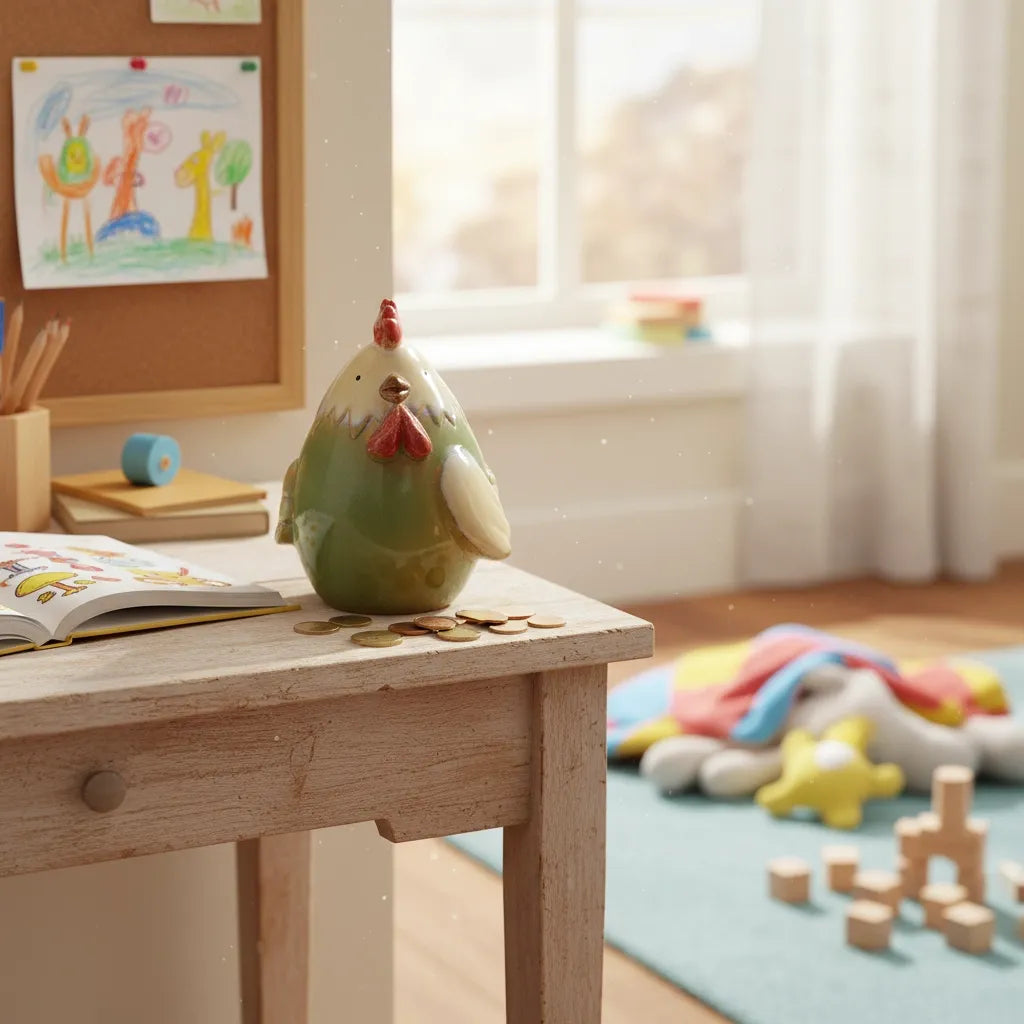 Tirelire Poule Céramique