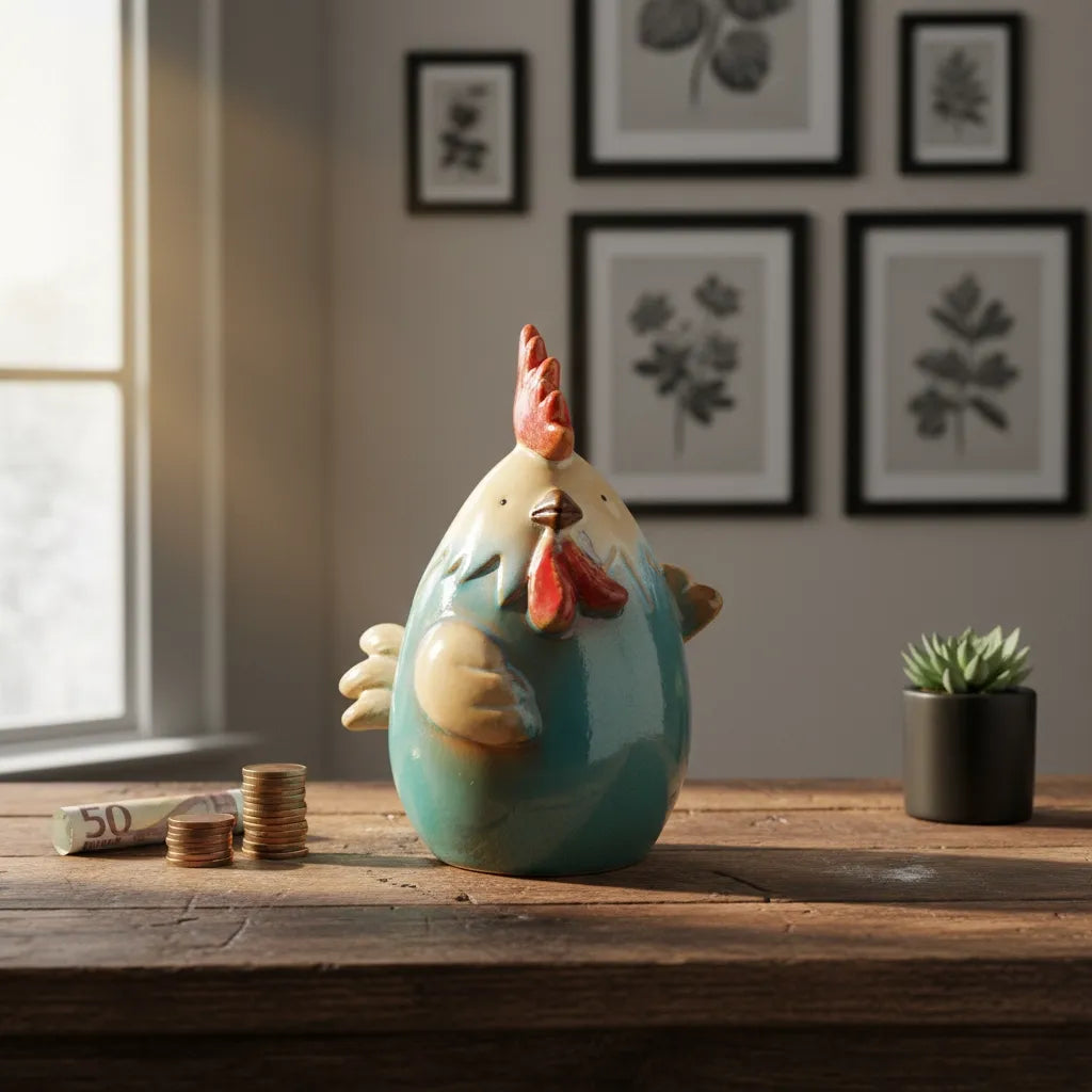 Tirelire Poule Céramique