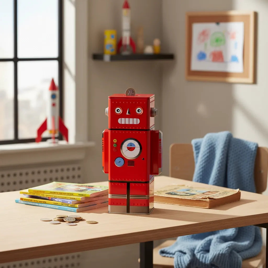 Tirelire Robot en Métal
