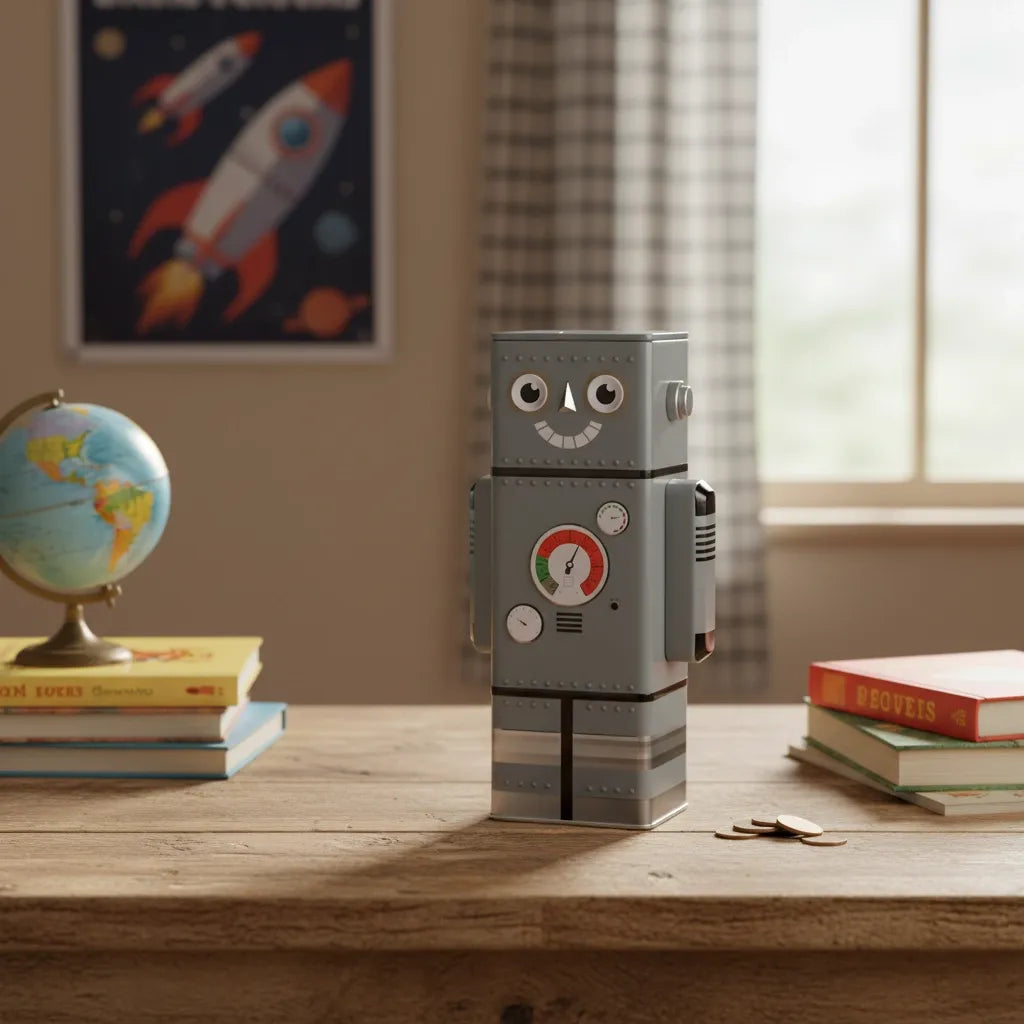 Tirelire Robot en Métal