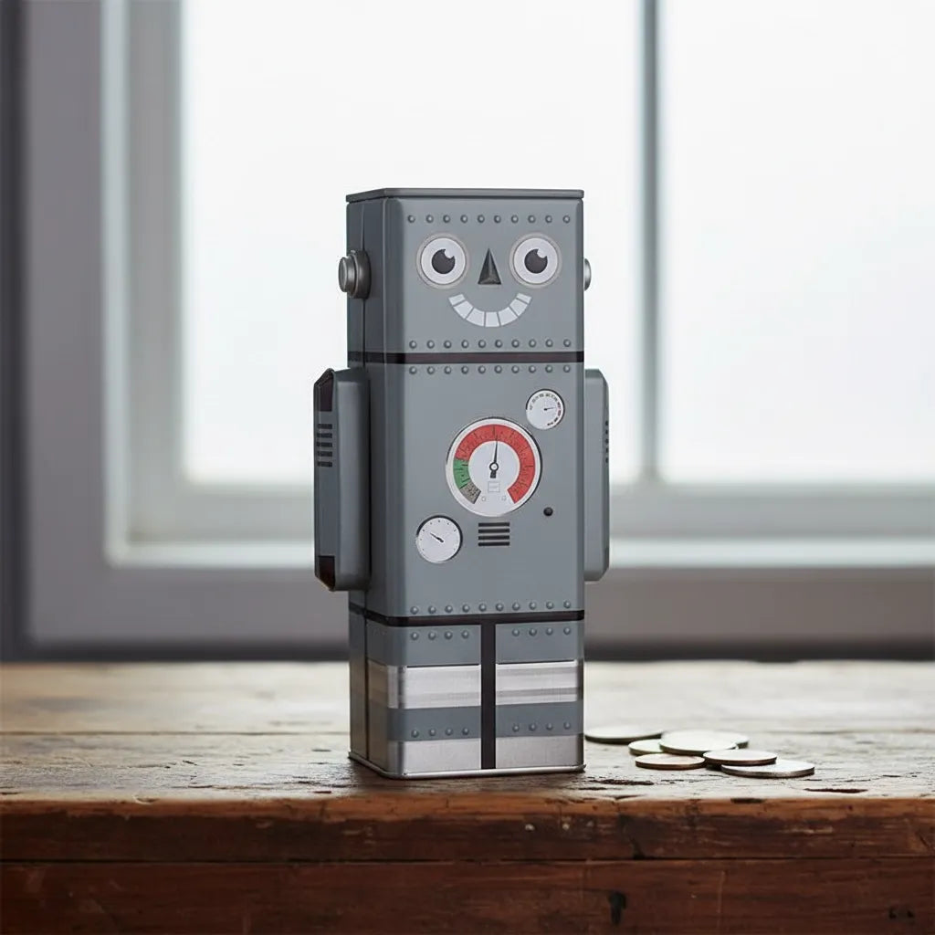 Tirelire Robot en Métal