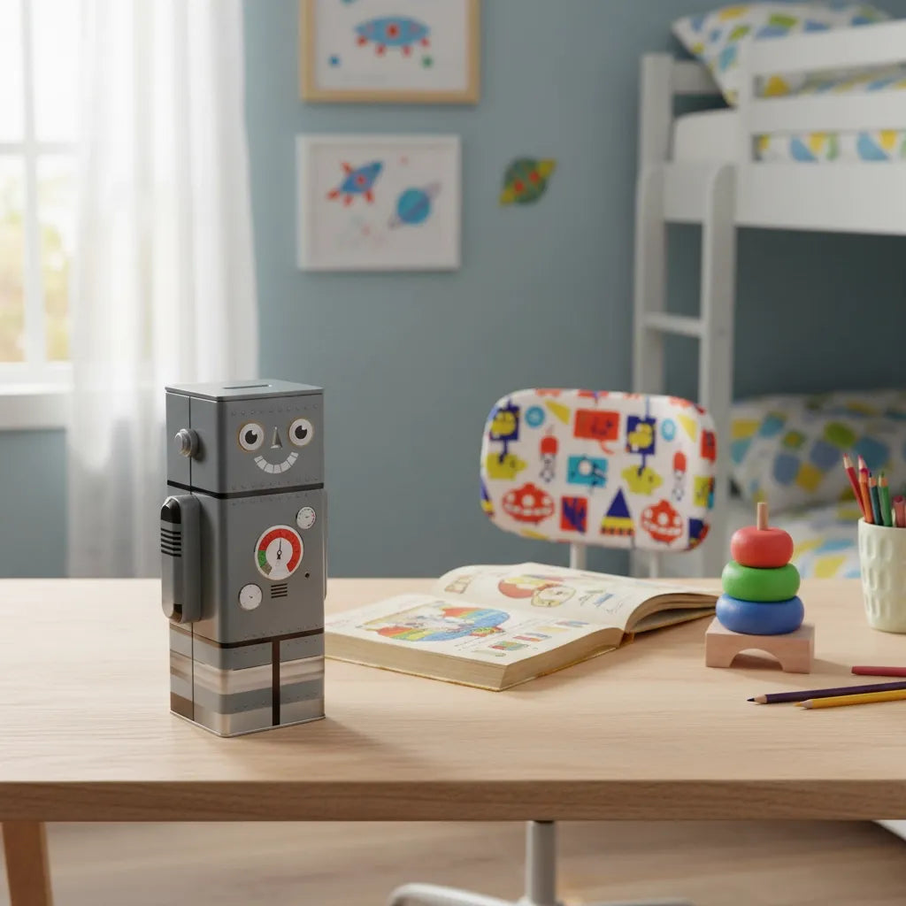 Tirelire Robot en Métal