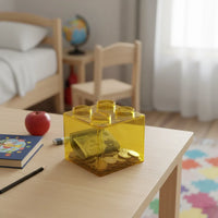 Tirelire Transparente en Cube