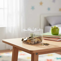Tirelire Transparente en Cube