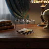 Tirelire Transparente en Cube