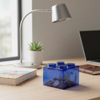 Tirelire Transparente en Cube