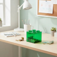 Tirelire Transparente en Cube
