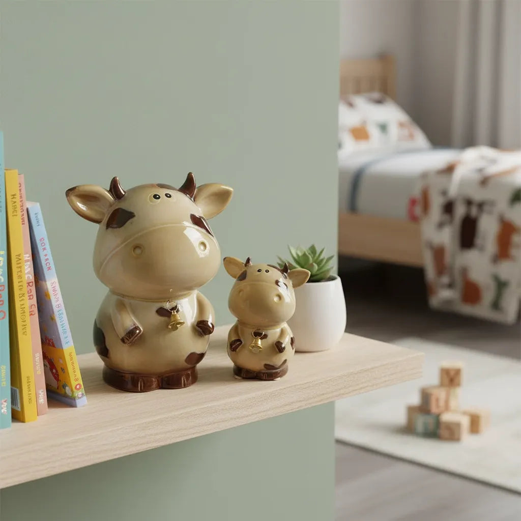 Tirelire Vache Céramique