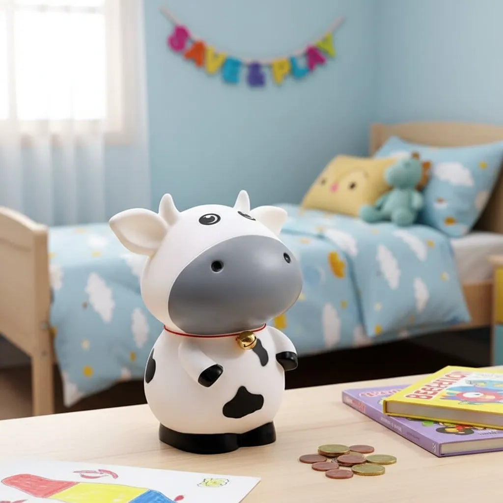 Tirelire Vache Multicolore