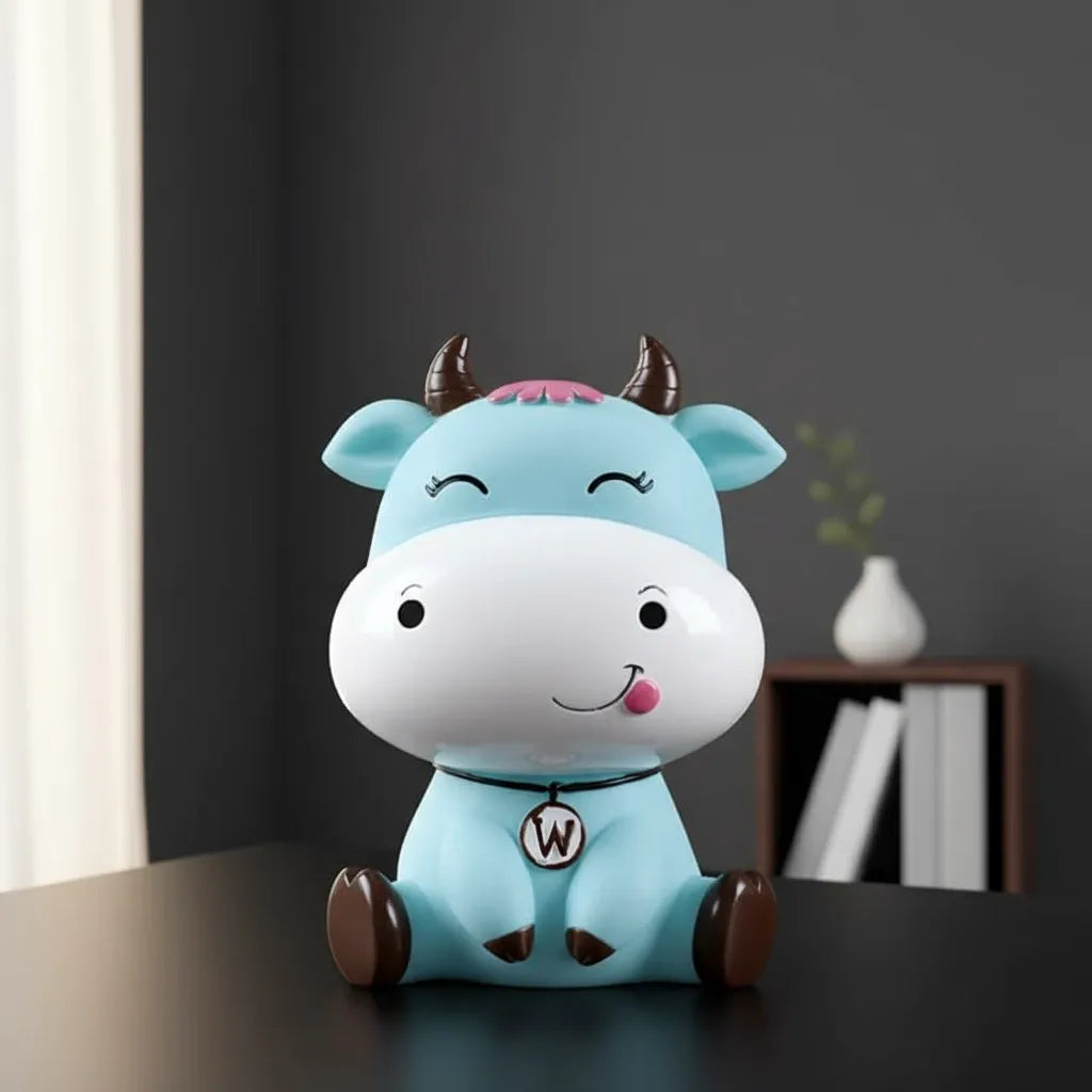 Tirelire Vache Rose