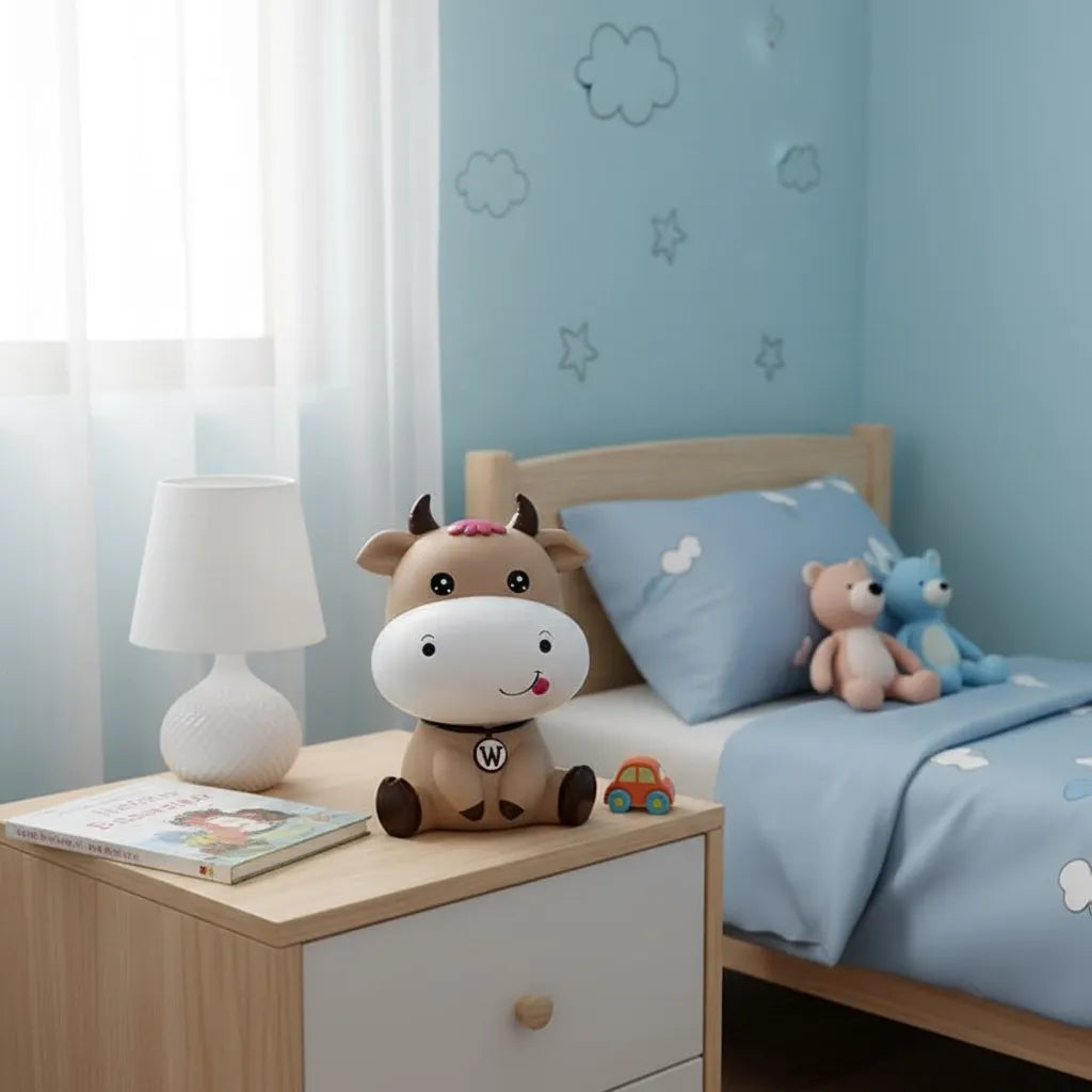 Tirelire Vache Rose