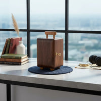 Tirelire Valise en Bois