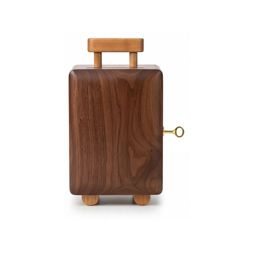 Tirelire Valise en Bois