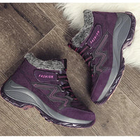 Bottines d'hiver en peluche chaudes pour femmes